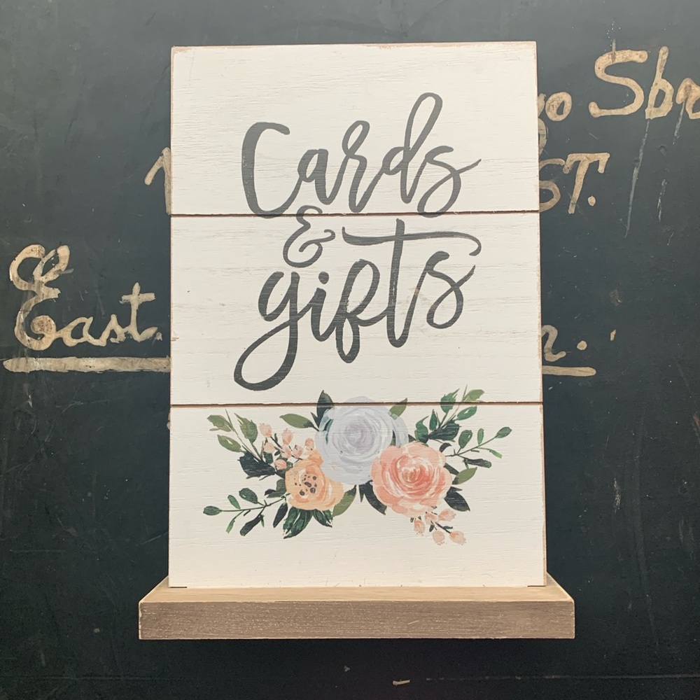 Table sign